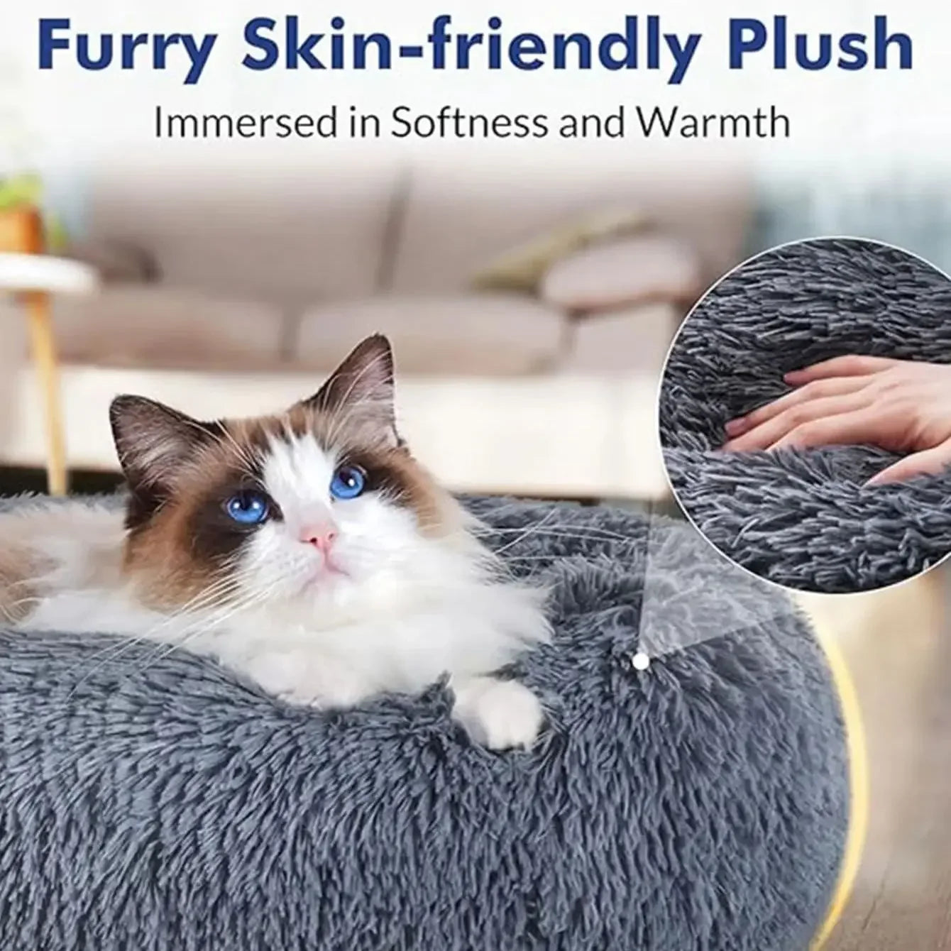 🐾 CalmNest™ Anti-Anxiety Pet Bed