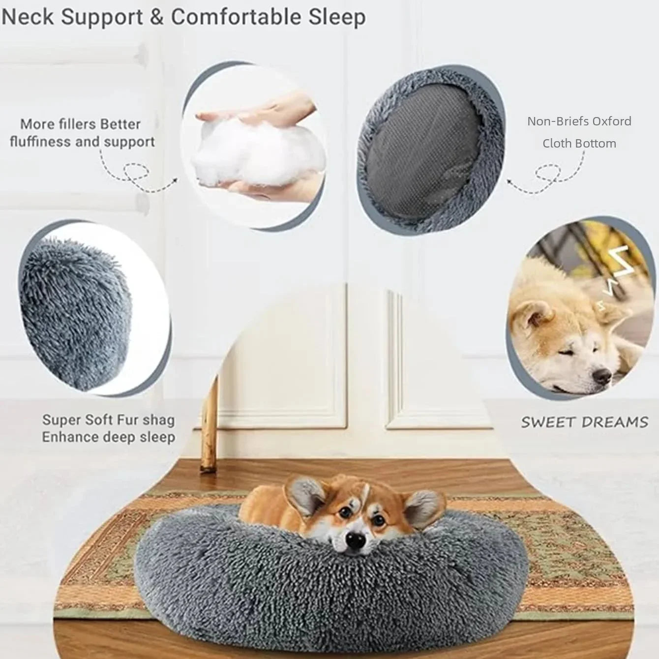 🐾 CalmNest™ Anti-Anxiety Pet Bed