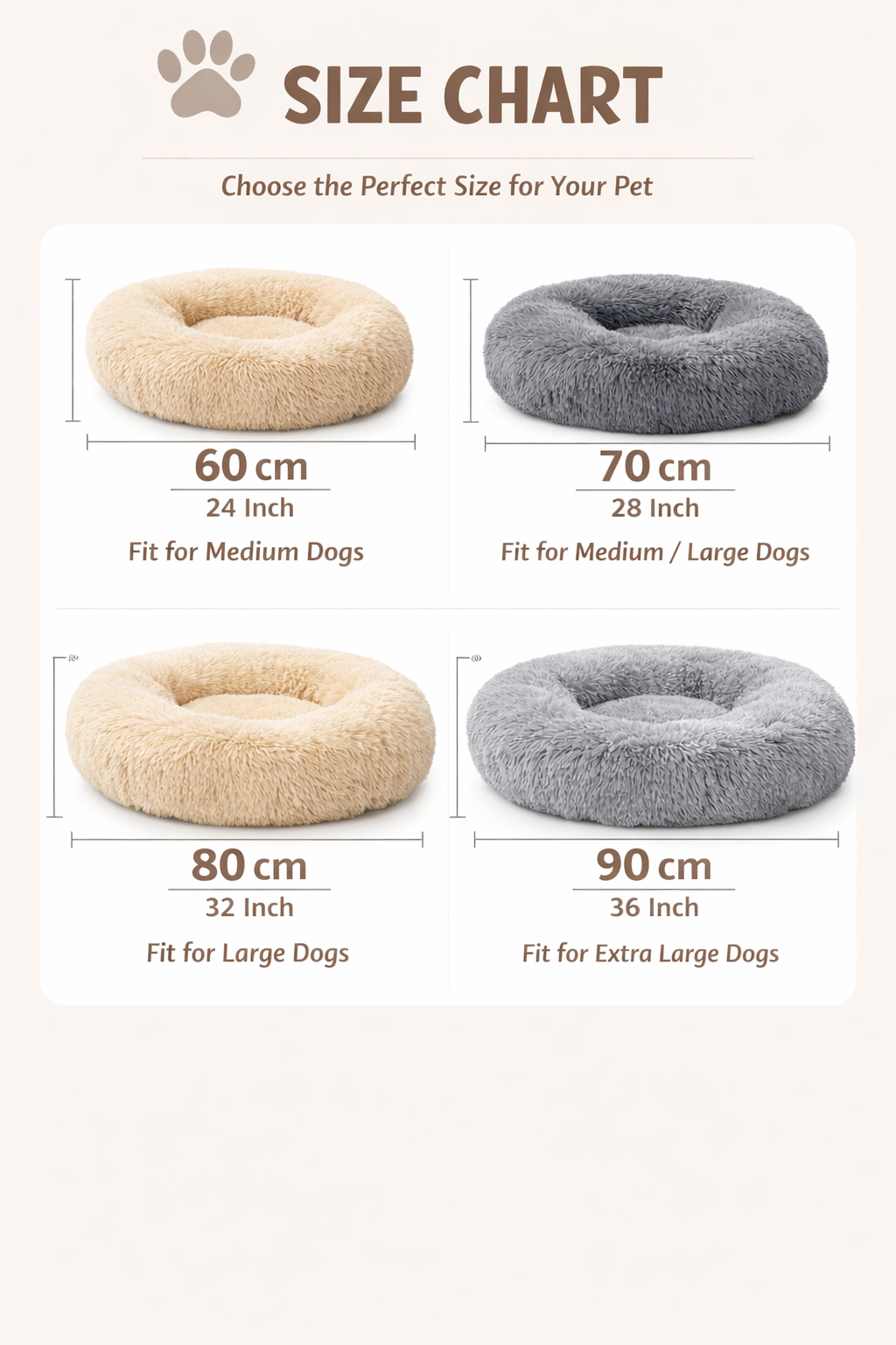 🐾 CalmNest™ Anti-Anxiety Pet Bed